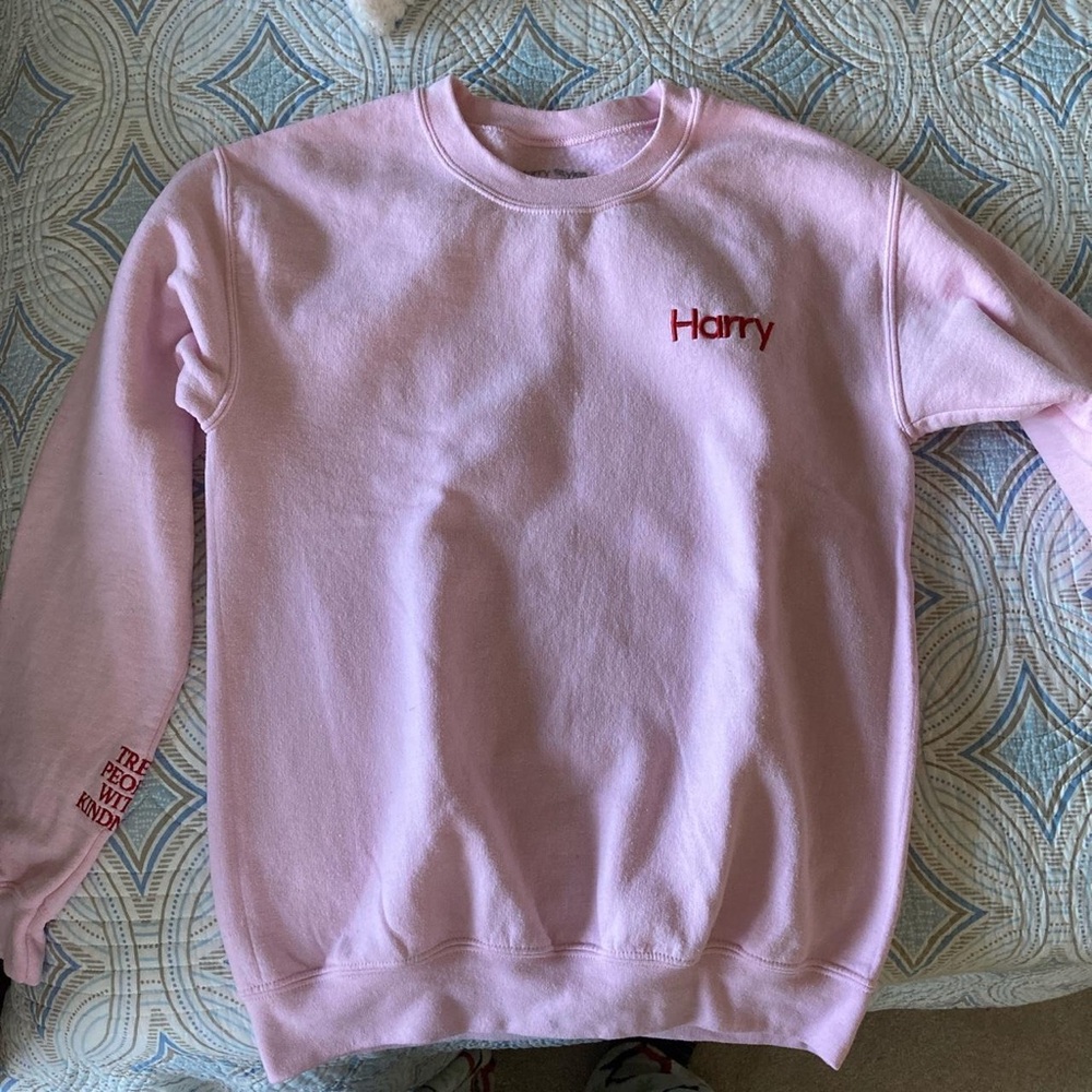 Authentic Harry Styles pink sweatshirt official merch